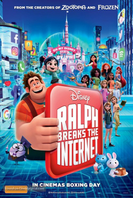 Wreck-It Ralph 2: Ralph Breaks the Internet ราล์ฟตะลุยโลกอินเทอร์เน็ต: วายร้ายหัวใจฮีโร่ 2 (2018)